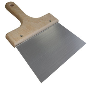 SCHILDERSSPATEL 140 MM, HOUTEN GREEP - STAAL