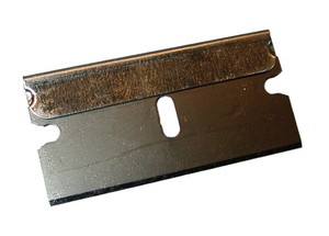 VERVANGLEMMETS VOOR METALEN GLASSCHRAPER - 20 X 40 MM -  PER 5 ST