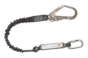 SCHOKDEMPENDE "ELASTIC" VANGLIJNEN MET VALDEMPER PA + 1 X SH10/SH15 - 1,5  M