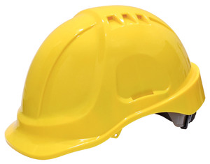 CASQUE DE SÉCURITÉ TURN-LOCK - JAUNE CASQUE DE SÉCURITÉ TURN-LOCK - JAUNE