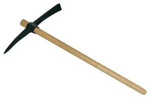 PIOCHE 2,5 KG DOUILLE RONDE AVEC MANCHE BOIS