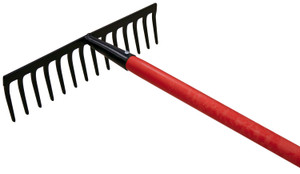 RÂTEAU DENTS COURBÉES - AVEC MANCHE FIBRE