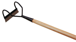 RATISSOIRE À TIRER - AVEC MANCHE BOIS
