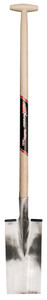 SPADE DUBBELE RAND - MODEL “CHARLEROI” - MET HOUTEN T-STEEL