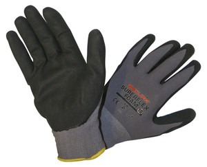 GANTS DE SÉCURITÉ - FOAMED NITRILE/NYLON - SUPERFLEX FOAM / 10 GANTS DE SÉCURITÉ - FOAMED NITRILE/NYLON - SUPERFLEX FOAM / 10