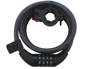 ANTIDIEFSTAL SLOT SPIRAAL MET CIJFERCOMBINATIE 1,2 M X 10 MM STAALDRAAD ANTIDIEFSTAL SLOT SPIRAAL MET CIJFERCOMBINATIE 1,2 M X 10 MM STAALDRAAD