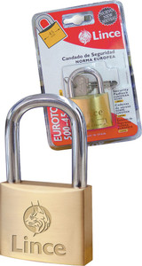 CADENAS À CYLINDRE EUROTOP - LAITON MASSIF - EN-12320 - 45 MM CADENAS À CYLINDRE EUROTOP - LAITON MASSIF - EN-12320 - 45 MM