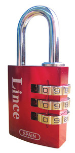 HANGSLOT MET HERCODEERBARE CIJFERCOMBINATIE - ALUMINIUM - 3-CIJFERROLLEN - 25 MM HANGSLOT MET HERCODEERBARE CIJFERCOMBINATIE - ALUMINIUM - 3-CIJFERROLLEN - 25 MM