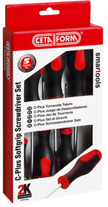 TOURNEVIS EN SET FENTE + PH 6 PCS