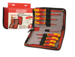 TOURNEVIS À FENTE 1000V FENTE PH - 9 PCS