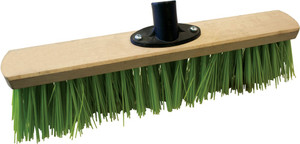 BALAI DE RUE 600 MM PVC VERT AVEC PORTEUR DE MANCHE QUICK FIX BALAI DE RUE 600 MM PVC VERT AVEC PORTEUR DE MANCHE QUICK FIX