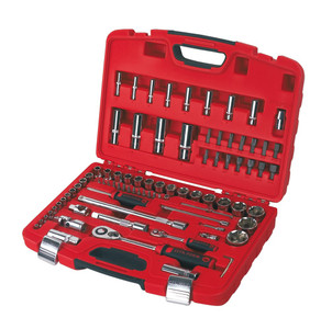 SET DE CLÉS À DOUILLE 85 PCS - 1/2" ET 1/4" SET DE CLÉS À DOUILLE 85 PCS - 1/2" ET 1/4"
