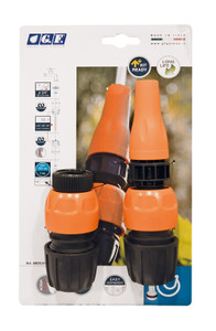 SPUIT MET KOPPELSTUKKEN 3/4" - 4-DELIGE SET - SOFT GRIP SPUIT MET KOPPELSTUKKEN 3/4" - 4-DELIGE SET - SOFT GRIP