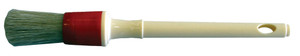 VERFBORSTEL ROND Ø 8 MM, WIT VARKENSHAAR VERFBORSTEL ROND Ø 8 MM, WIT VARKENSHAAR
