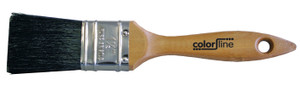 VERFBORSTEL PLAT 2 1/2", ZWART VARKENSHAAR VERFBORSTEL PLAT 2 1/2", ZWART VARKENSHAAR