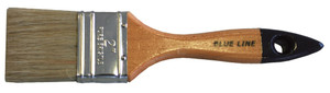 VERFBORSTEL PLAT 2", WIT VARKENSHAAR  VERFBORSTEL PLAT 2", WIT VARKENSHAAR