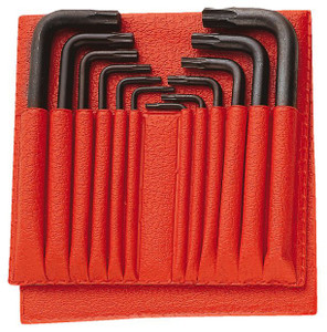 SET 12 TORX®-SLEUTELS IN ETUI T7 TOT T50