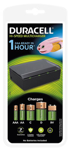 CHARGEUR DURACELL "HI-SPEED" POUR PILES AA-, AAA-, C, D, ET 9V NIMH - TEMPS DE CHARGE 1 H CHARGEUR DURACELL "HI-SPEED" POUR PILES AA-, AAA-, C, D, ET 9V NIMH - TEMPS DE CHARGE 1 H