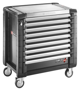 GEREEDSCHAPSWAGEN JET+ ZWART 9 LADEN - 4 MODULES PER LADE GEREEDSCHAPSWAGEN JET+ ZWART 9 LADEN - 4 MODULES PER LADE