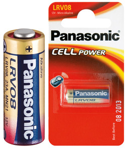 BATTERIJ PANASONIC LITHIUM POWER- TYPE LRV08/MN21-23GA - 12ST PER OVERDOOS