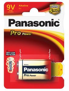 PILE PANASONIC "PRO POWER"- TYPE 9V PILE PANASONIC "PRO POWER"- TYPE 9V