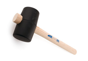 RUBBER HAMER ZWART (HARD - 90) - NR. 3 - 720 GR