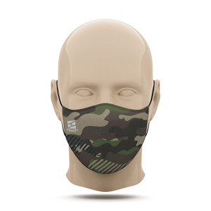 SECURX MASKER IN TEXTIEL - ARMY - (2 LAGEN) OEKO-TEX SECURX MASKER IN TEXTIEL - ARMY - (2 LAGEN) OEKO-TEX