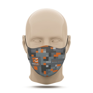 SECURX MASKER IN TEXTIEL - QUBE - (2 LAGEN) OEKO-TEX SECURX MASKER IN TEXTIEL - QUBE - (2 LAGEN) OEKO-TEX