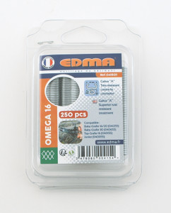 KRAMMEN OMEGA 16 - GALVA PER 250 ST KRAMMEN OMEGA 16 - GALVA PER 250 ST