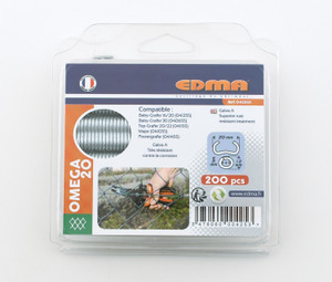 KRAMMEN OMEGA 20 - GALVA PER 200 ST KRAMMEN OMEGA 20 - GALVA PER 200 ST