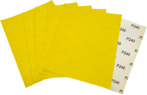 SCHUURBLAD P60 - 230 X 280 MM - GEEL