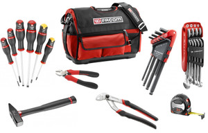 FACOM GEREEDSCHAPSTAS GEVULD MET 28 GEREEDSCHAPPEN