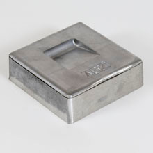 ALU SCHOUWBAK 14X14 CM