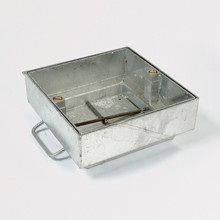 GALVA KLINKERDEKSEL  40X 40CM/12CM GAS+WATERDICHT