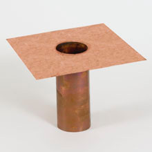 KOPER TAPBUIS  80MM 45° 20CM SCHUIN