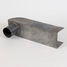 LOOD GOOTBAK 160MM LANG ROND 50CM