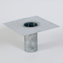 ZINK TAPBUIS 100MM ROND 20 CM