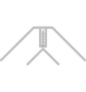 P147 KLIPSBARE BINNENHOEK FOLIE PALLISANDER (1111)