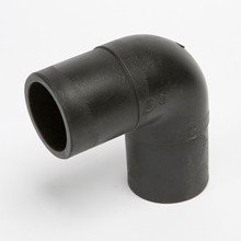 PE100 DRUK KNIE 90°  90MM  SDR11