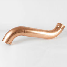 KOPER UITSCHUIFBARE BOCHT DN  80MM