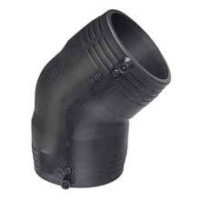 PE100 DRUK ELEKTROLAS KNIE 160MM 45° SDR11