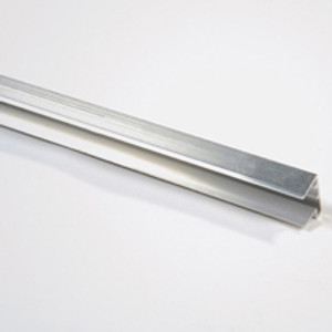 VERANDA U-PROFIEL ALU MET AFDRUP 16MM BRUT  0.98M VERANDA U-PROFIEL ALU MET AFDRUP 16MM BRUT  0.98M