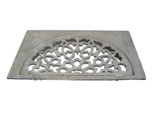 ALU HALVE MAANROOSTER 50X30 CM OPEN