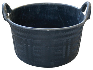 GEVULKANISEERDE RUBBEREN KUIP - 37 L