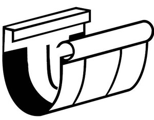 GOOT S-80  VERBINDINGSTUK BRUIN