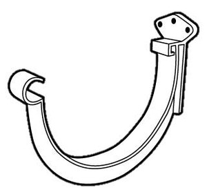 GOOT S-80  HAAK GEWOON LICHTGRIJS