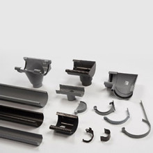 SLON125 GRIJS EINDSTUK  LINKS + RUBBER