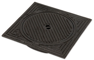 GY DUBBELTANDDEKSEL  Ø315MM KM=395X395MM