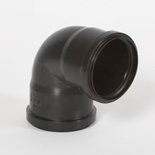 PP SANITAIR ZW BOCHT  32MM 90° MOF/MOF  RINGMOF