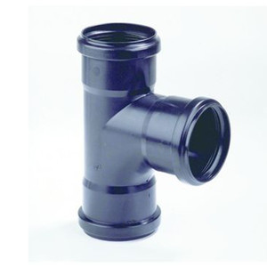 PP SANITAIR ZW T  90MM 90° 3XMOF RINGMOF